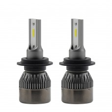 Set becuri LED auto R6 mini, 36W, 7600Lm, 6000k - H7